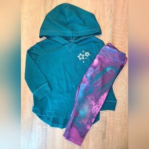 (3/$10) 2T Girls, Jumping Beans Matching Set - Galaxy